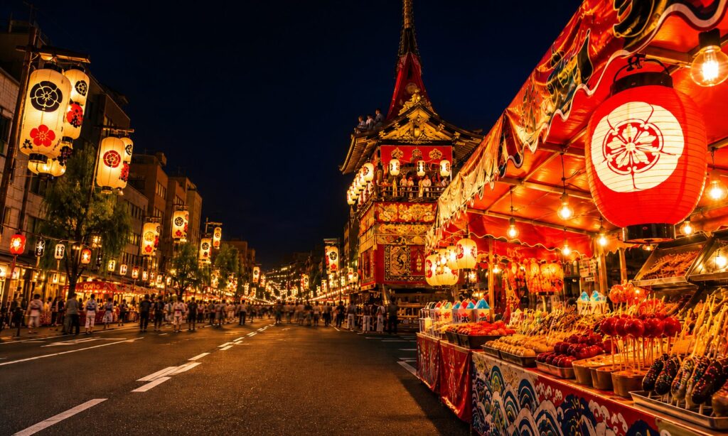 京都祇園祭の日程はいつ？屋台の出店日・場所・時間を徹底解説！