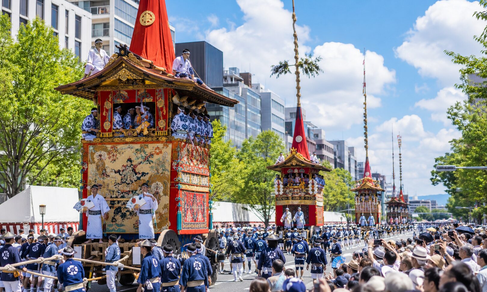 京都祇園祭 山鉾巡行の時間とコースを徹底解説｜前祭・後祭・穴場まで