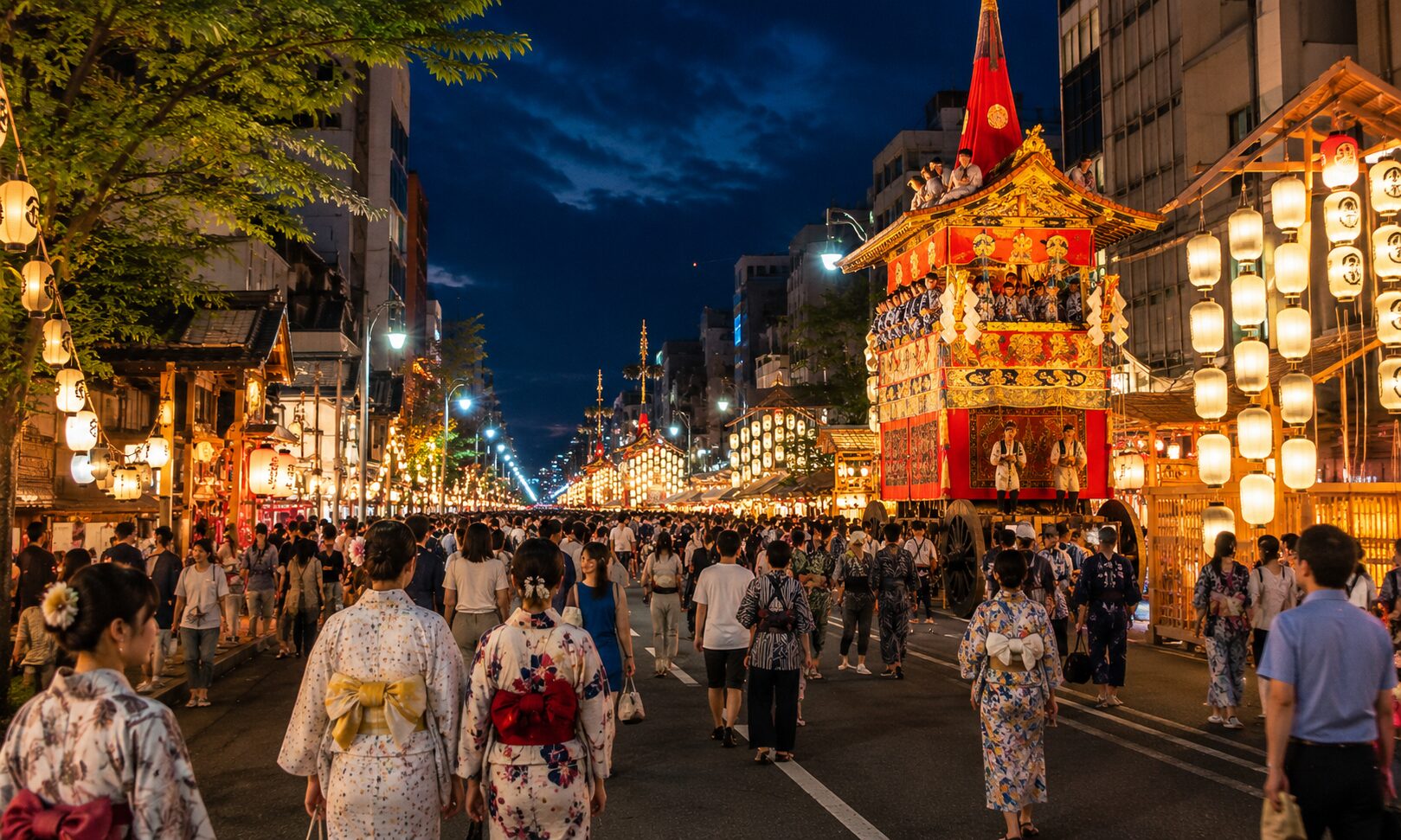 祇園祭の歩行者天国は何時から？時間・エリア・交通規制を徹底解説