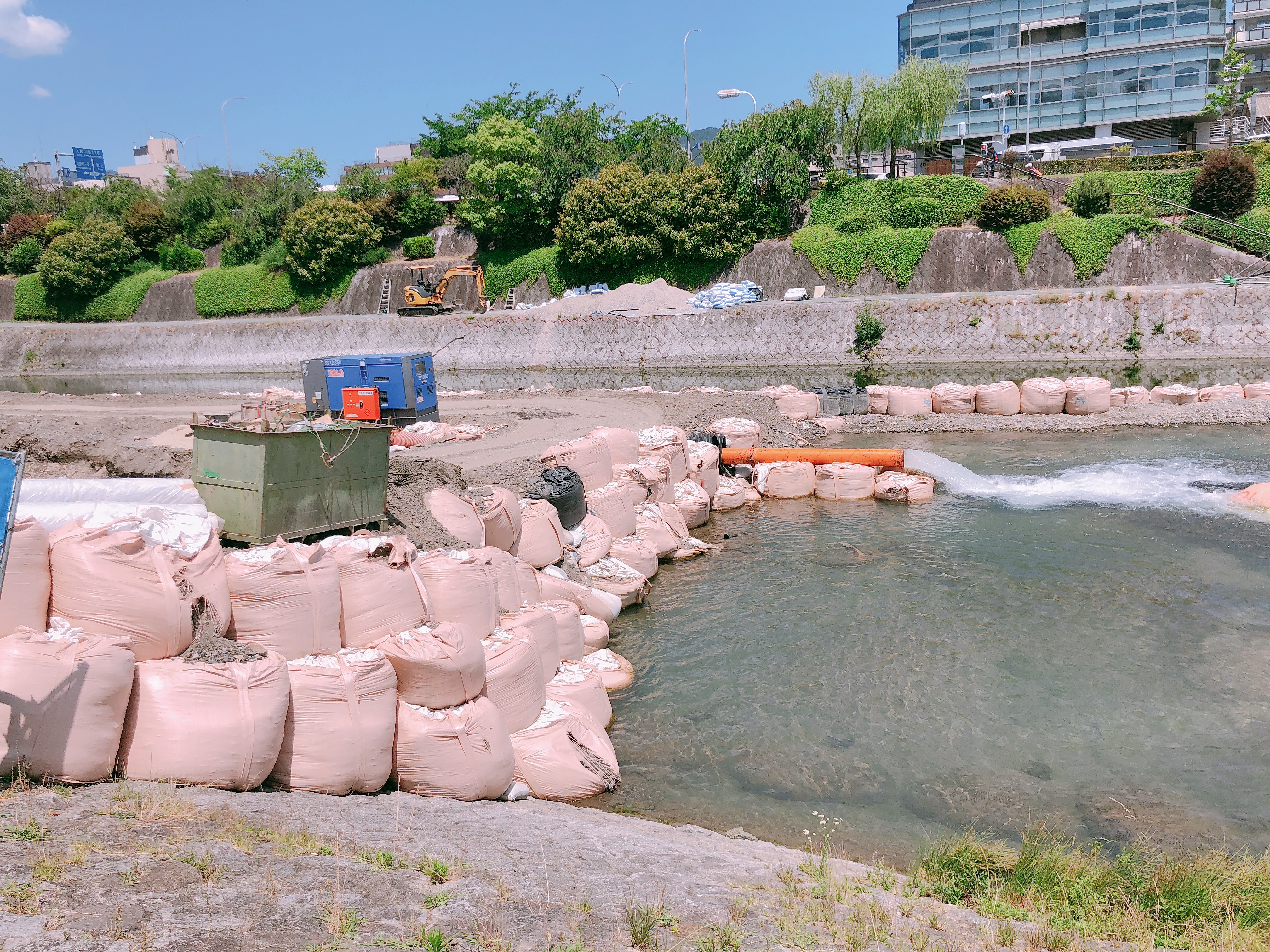 鴨川工事の場所はこちら