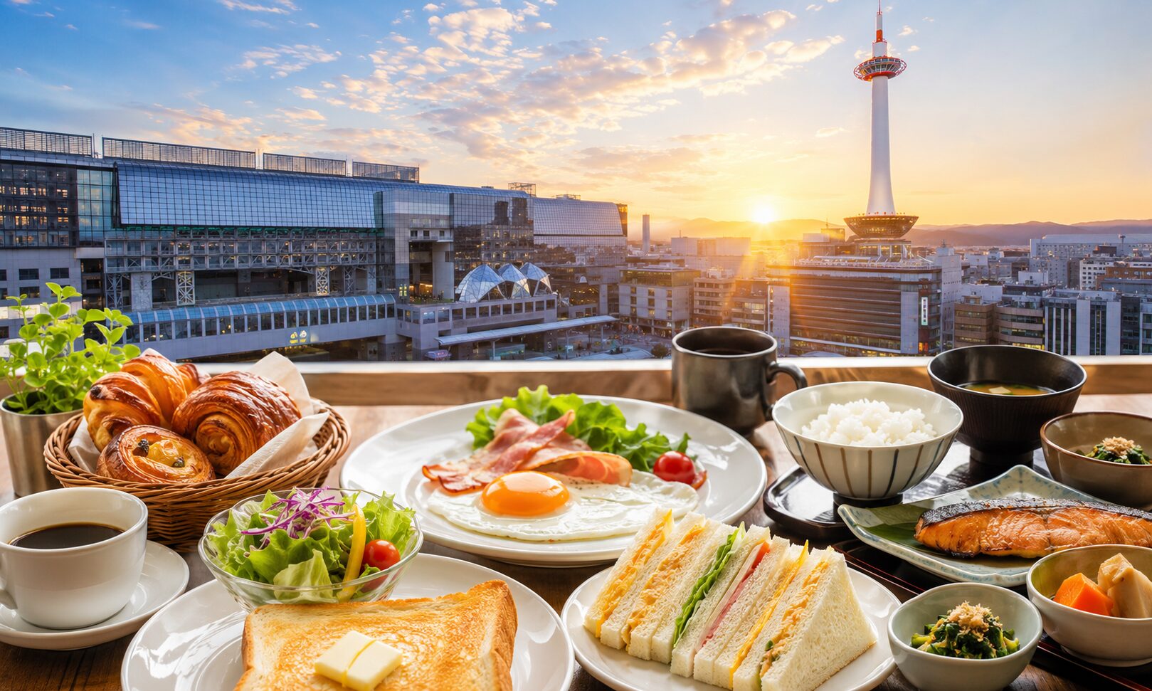 京都駅で朝5時からモーニングが食べられるお店8選！営業時間や特徴などまとめ！