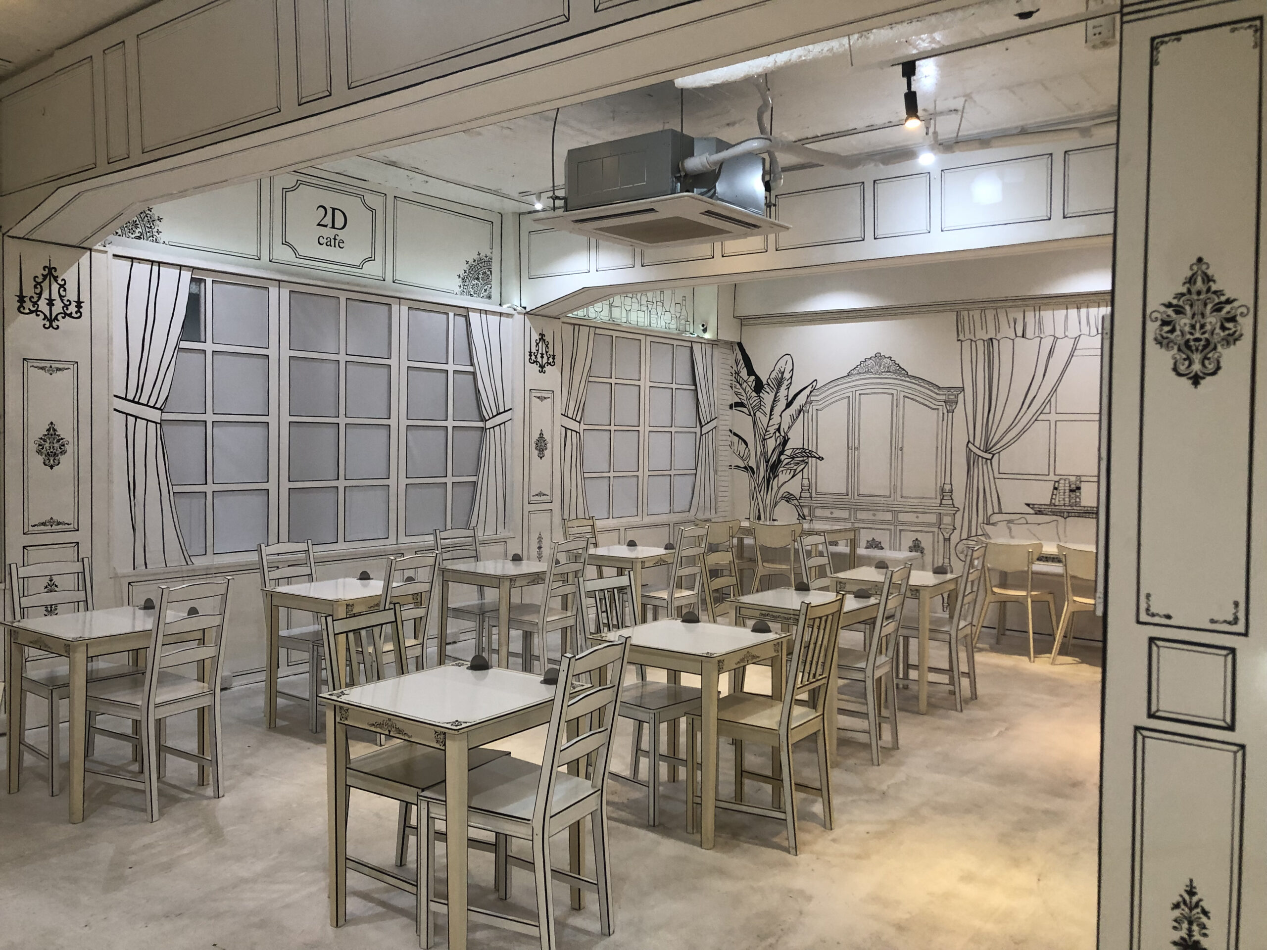 inkcafe 内観 場所 画像