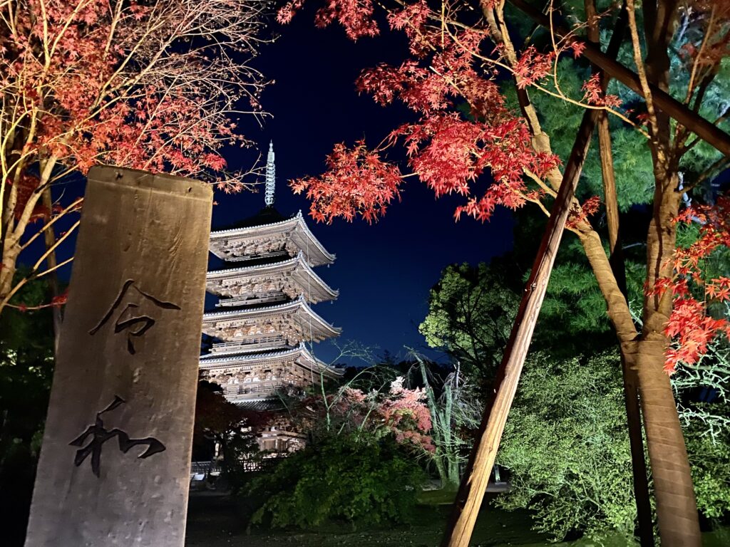 【ダイナースクラブ会員限定】京都で世界遺産 仁和寺 ライトアップ特別貸切拝観に行ってみた