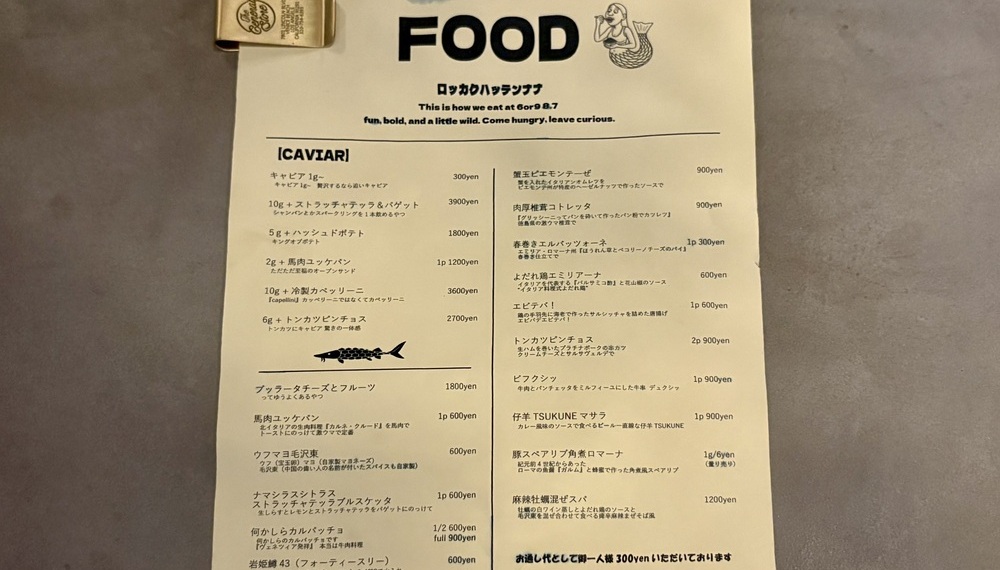 【京都・中京区】ロッカクハッテンナナ｜泡と白、そしてキャビアで人気の立ち呑み屋【京都グルメ】